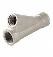 Тройник TIM косой для гильзы под погружной датчик 1/2"х3/4"  TDS032N