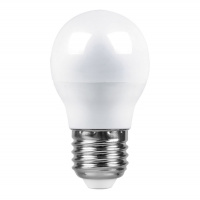 Лампа светодиодная Feron LB-95 Шарик E27 7W 4000K белый /6324785