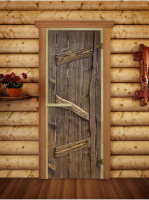 Дверь Фотопечать арт. РБ-04 190х70, 6мм, 2 петли (коробка хвоя) DoorWood