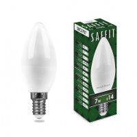 Лампа светодиодная SAFFIT SBC3707 Свеча E14 7W 2700K теплая /701993