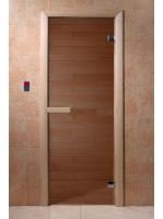 Дверь 190х70,6мм,2 петли (бронза, коробка хвоя) DoorWood 01217