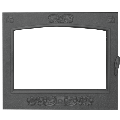 Дверь каминная МЕТА "Нормандия Классик" ДК650-1А (692х520 мм) чугун