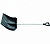 Лопата снеговая пластиковая, 510 х 415 х 1410 мм, алюминиевый черенок, Россия, Сибртех /61588
