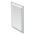 Решетка МВ    125-1с белый (238х170)