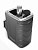 Печь банная ТМФ Гейзер 2014 Inox с закрытой каменкой, конвектором цвета "антрацит" 32609