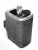 Печь банная ТМФ Гейзер 2014 Inox с закрытой каменкой, встроенным теплообменником, конвектором цвета "антрацит" (32606