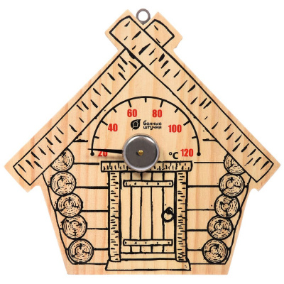 Термометр "Парилочка" 17х16х2,5 см для бани и сауны "Банные штучки" /18044