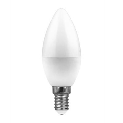 Лампа светодиодная Feron LB-97 Свеча E14 7W 2700K теплая /5929077